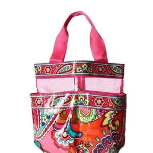 Vera Bradley Pink Swirl Shower Caddy